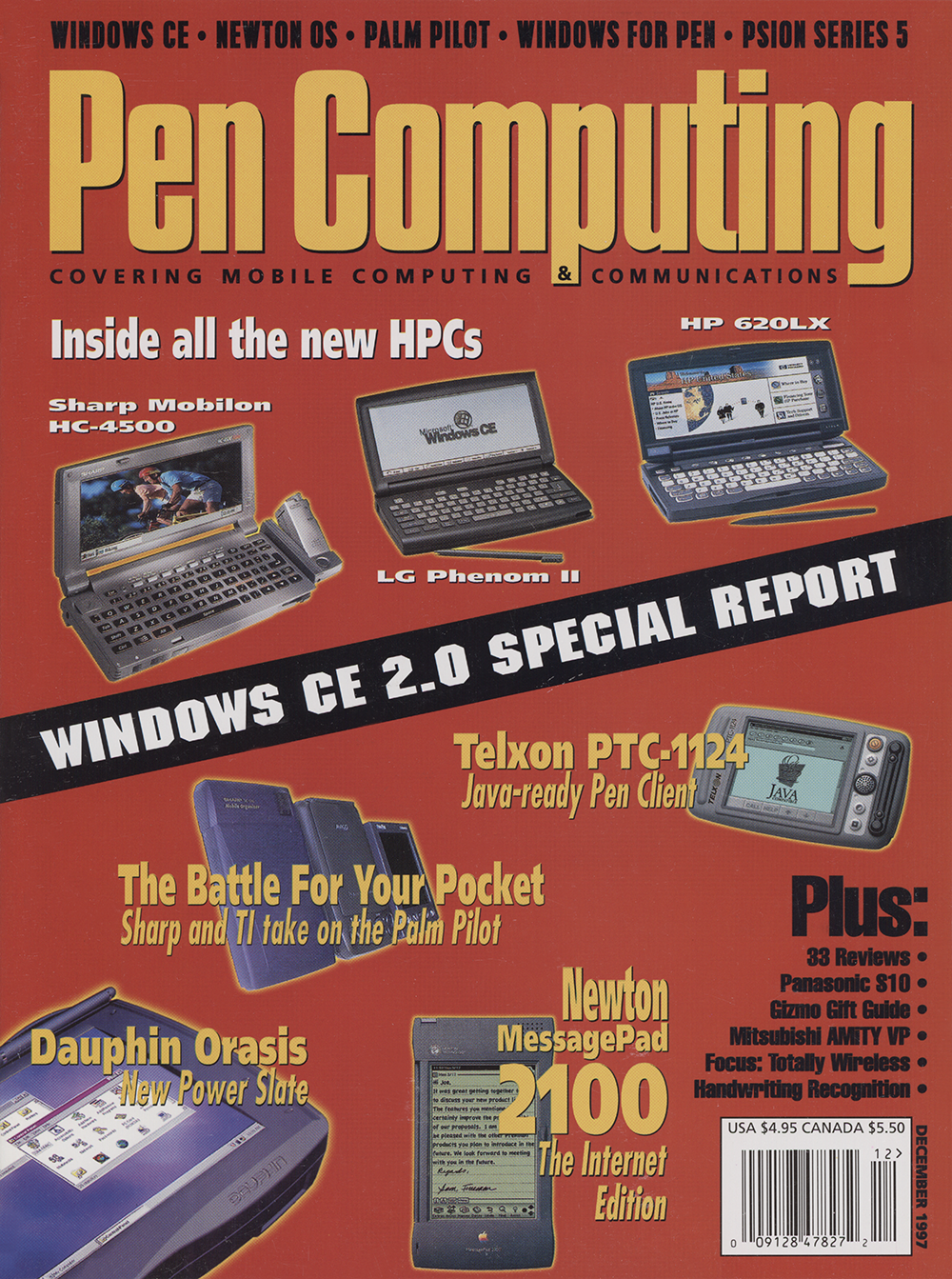 Pen Computing Magazine – December 1997 (Cover)