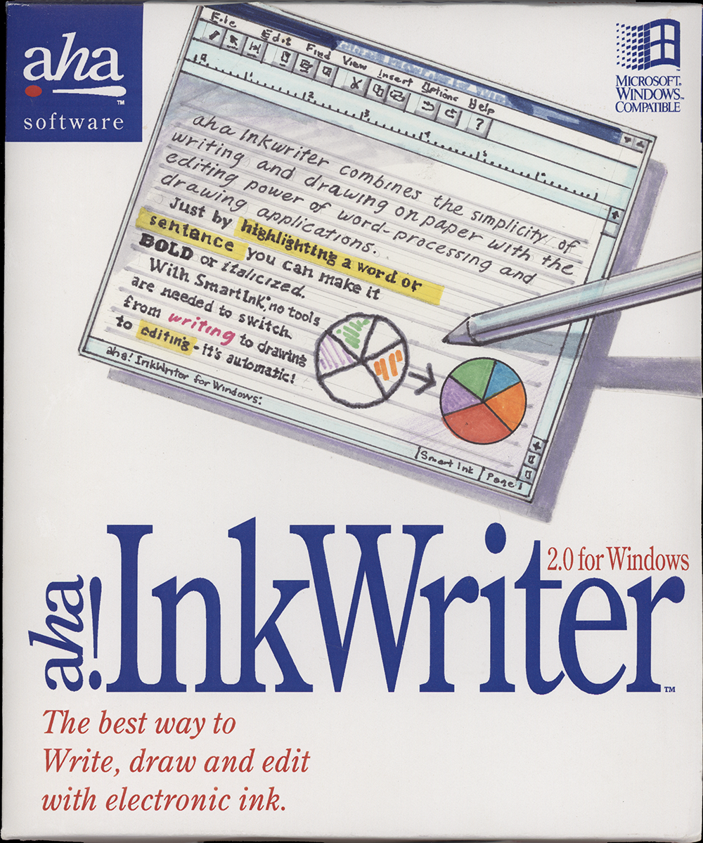 aha! InkWriter 2.0 for Windows (Maquette with Pasted Image)